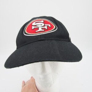 San Francisco 49ERS Hat Cap Black NFL Football Team Adjustable Patch '47